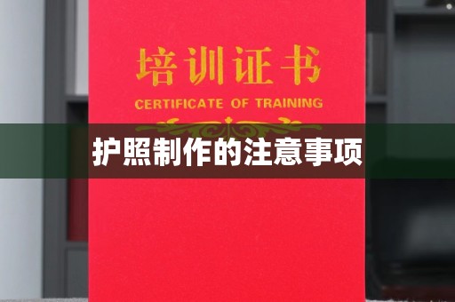 南海护照制作的注意事项