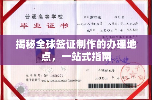 南海揭秘全球签证制作的办理地点，一站式指南