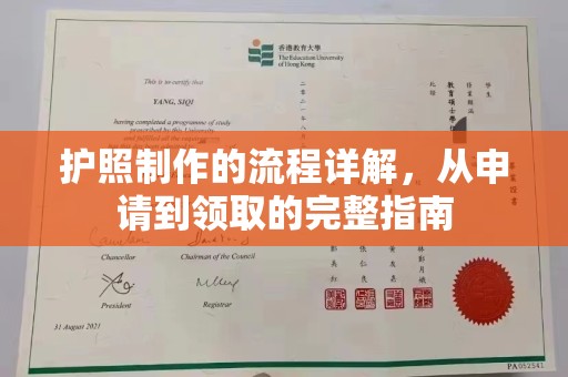 南海护照制作的流程详解，从申请到领取的完整指南
