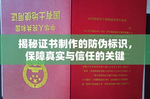 南海揭秘证书制作的防伪标识，保障真实与信任的关键