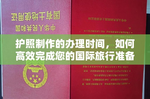 南海护照制作的办理时间，如何高效完成您的国际旅行准备